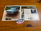 Datsun 1200 Advertising Booklet Folder Used