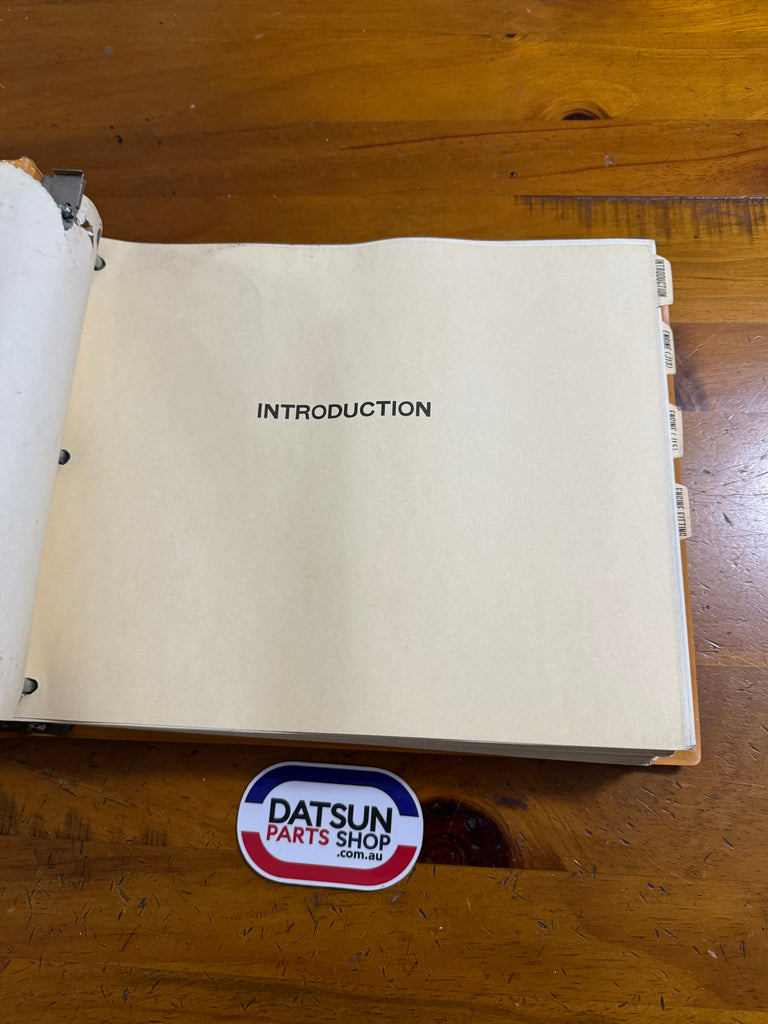 Datsun 620 Parts Catalog Folder Right Drive Used Nissan Datsun Parts Shop