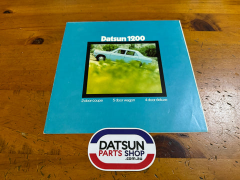 Datsun 1200 Advertising Booklet Folder Used
