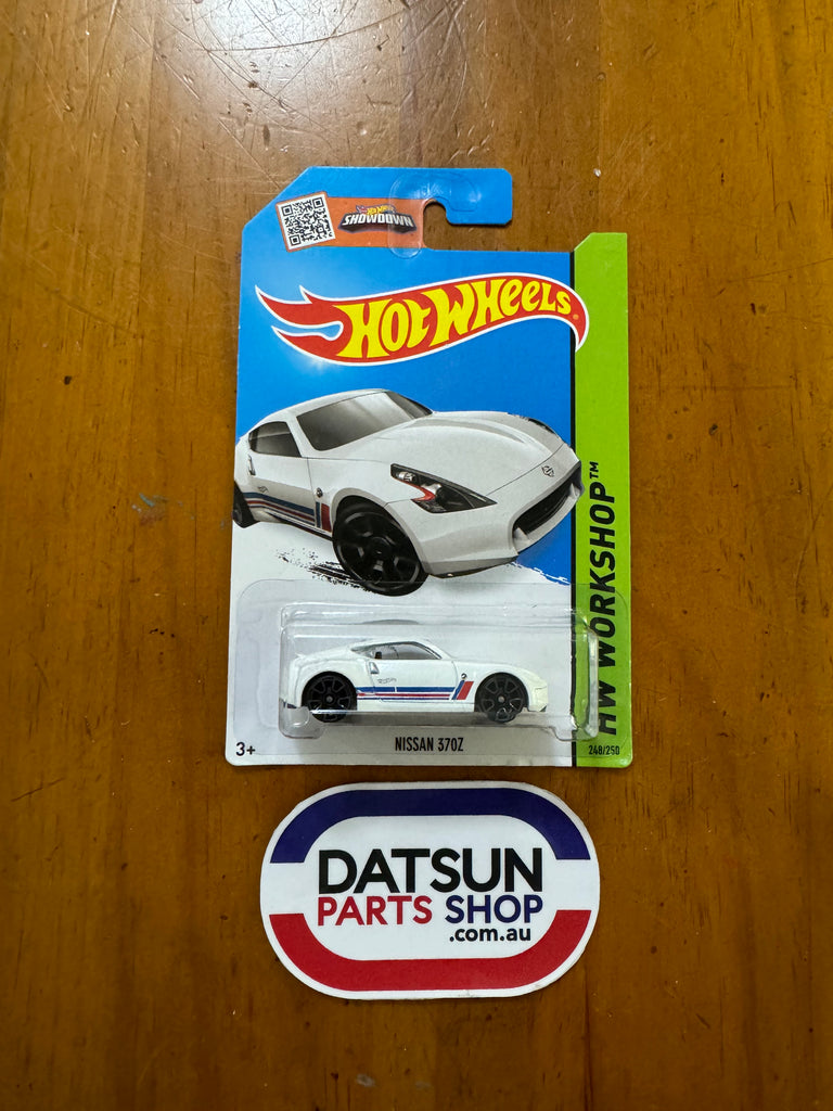 HotWheels Nissan 370Z White – Datsun Parts Shop