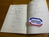 Datsun 1200 B110 Watertightness Instructions
