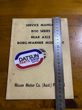 Datsun 1200 B110 Borg-Warner Service Manual Used