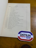 Datsun 1200 B110 Borg-Warner Service Manual Used