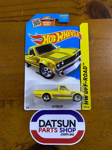 HotWheels Datsun 620 Yellow USA KMART Exclusive
