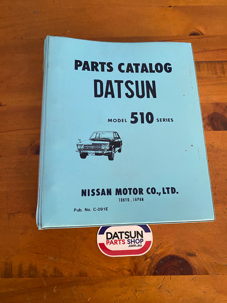 Datsun 1600 1968 Parts Catalog Folder 510 Used Genuine Nissan. Datsun