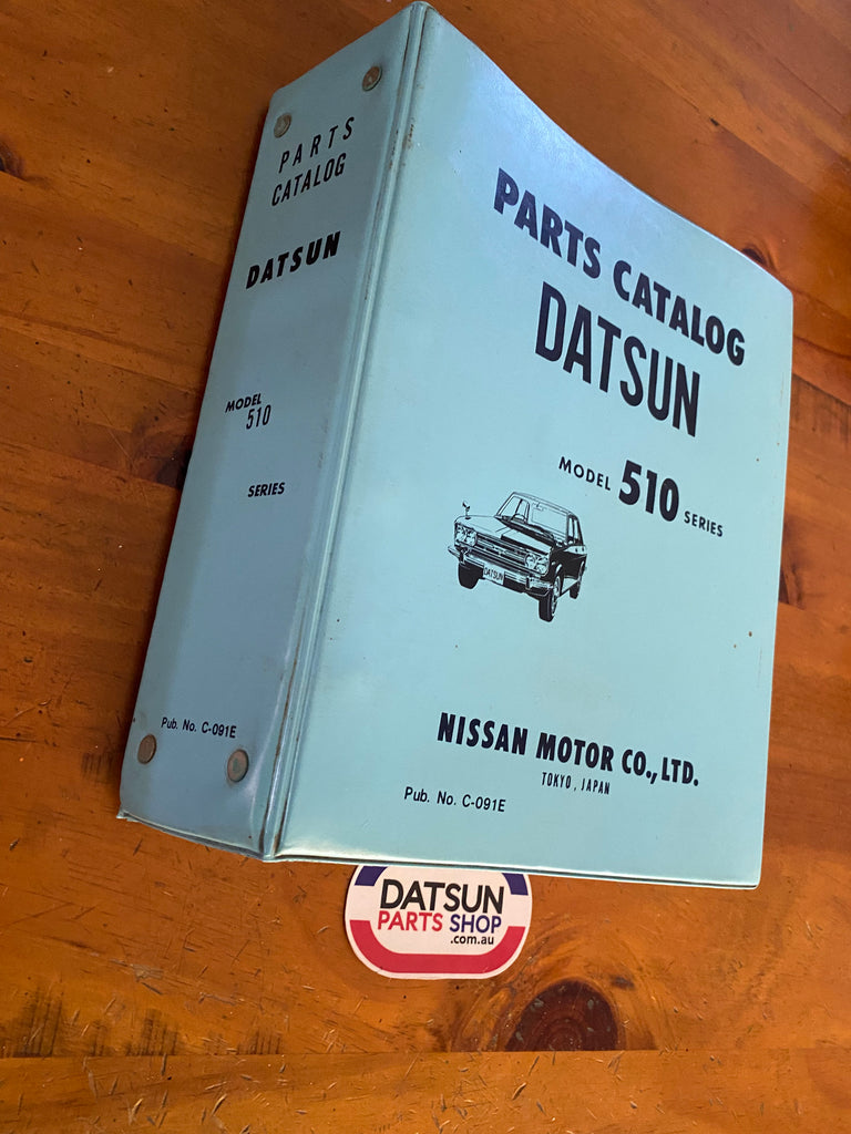 Datsun 1600 1968 Parts Catalog Folder 510 Used Genuine Nissan. Datsun
