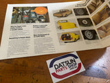 Datsun 1400 Advertising Booklet Folder Used South Africa