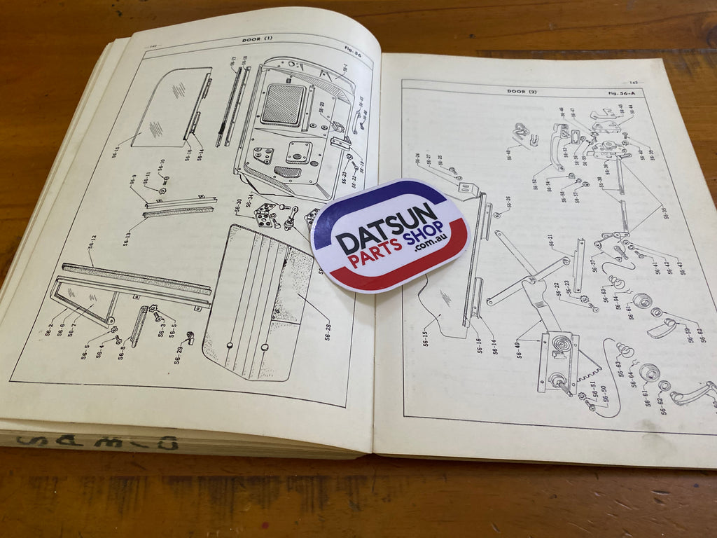 Datsun Fairlady SP310 Parts Catalogue Used Roadster Datsun Parts Shop