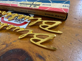 Datsun Bluebird Side Badge Emblem 410 411 NOS Genuine