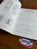 Datsun 1200 B110 Service Manual Chassis and Body Used