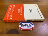 Datsun Fairlady SP310 Parts Catalogue Used Roadster