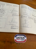 Datsun 910 Bluebird Service Manual Aust. Sup. Used Genuine Book