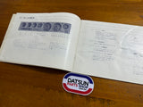 Datsun Skyline 2000Gt C111 Series Japanese Owners Manual Used