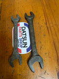 Nissan Spanners Pair Suit Datsun Tool Kits Used