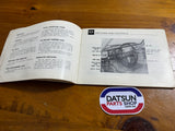 Datsun 520 Owners Manual Used