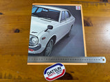 Nissan Datsun Violet Advertising Poster Japanese Used