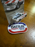 Hot Wheels Datsun 620 White JDM Look