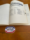 Datsun 910 Bluebird Service Manual Aust. Sup. Used Genuine Book