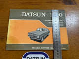 Datsun 1200 Owners Manual Used Nissan B110