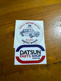 Datsun Bluebird Round Sticker