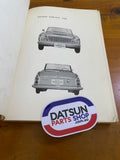 Datsun Fairlady SP310 Parts Catalogue Used Roadster