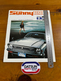 Datsun Sunny B210 1200 Sales Brochure Japanese Used