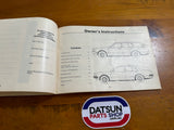 Datsun 910 Bluebird Owners Manual Used Genuine