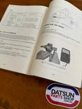 Nissan Engine Model P Service Manual Used Datsun Patrol