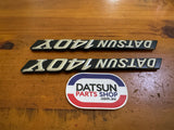 Datsun B310 140Y 1/4 Panel Badge Pair Used