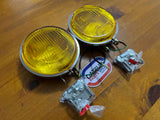 Koito Fog Lamp Round Pair New Old Stock Made In Japan..