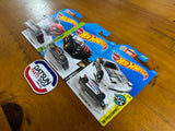 3x HotWheels 96 Nissan 180SX Type X White, Black, Red