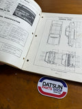 Datsun 1600 Service Manual 510 Used Genuine Nissan