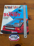 Nissan Sunny B11 E15 Advertising Booklet Folder Japanese Used