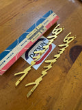 Datsun Bluebird Side Badge Emblem 410 411 NOS Genuine