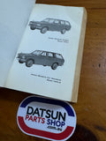 Datsun 1600 1969 Parts Catalog 510 Used Genuine Nissan