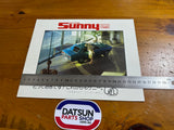 Datsun Sunny B210 1200 1400 Sales Brochure Japanese Used