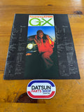 Datsun Sunny GX 1200 Japanese Advertising Booklet Used