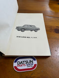 Datsun 410 Bluebird Service Manual Used Nissan