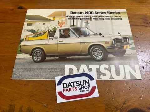 Datsun 1400 Advertising Booklet Folder Used South Africa