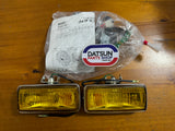 Koito Fog Lamp Rectangle Kit New Old Stock Made In Japan.