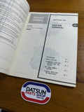 Datsun J13,J15 & J16 Engine Service Manual Used Book