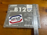 Datsun 1200 Ute Parts Catalog Book Right Drive New B120 Nissan