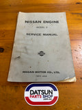 Nissan Engine Model P Service Manual Used Datsun Patrol