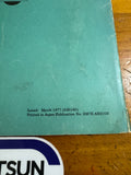 Datsun 120Y B210 Service Manual Air Con. Used