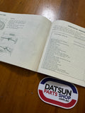 Datsun 1200 Owners Manual Used Nissan B110