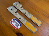 Datsun 120Y Coupe Side Badge Pair Nos Genuine Vb210