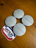 Nissan TRX 910 Bluebird Centre Caps x4 Used Datsun