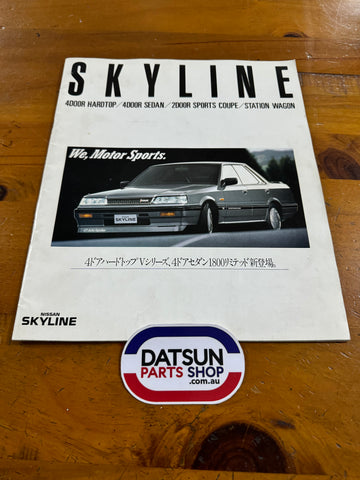 Nissan Skyline R31 Japanese Brochure