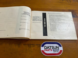 Datsun 910 Bluebird Owners Manual Used Genuine