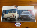 Nissan Datsun 1200 Sunny Truck Early JDM Advertising Folder Used